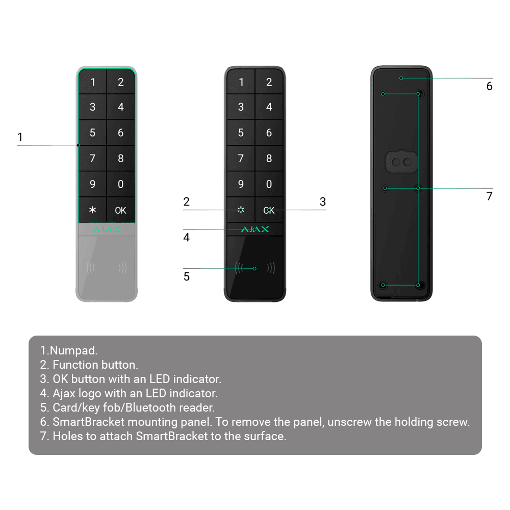 AJ-KEYPADOUTDOOR-W - imagen 4