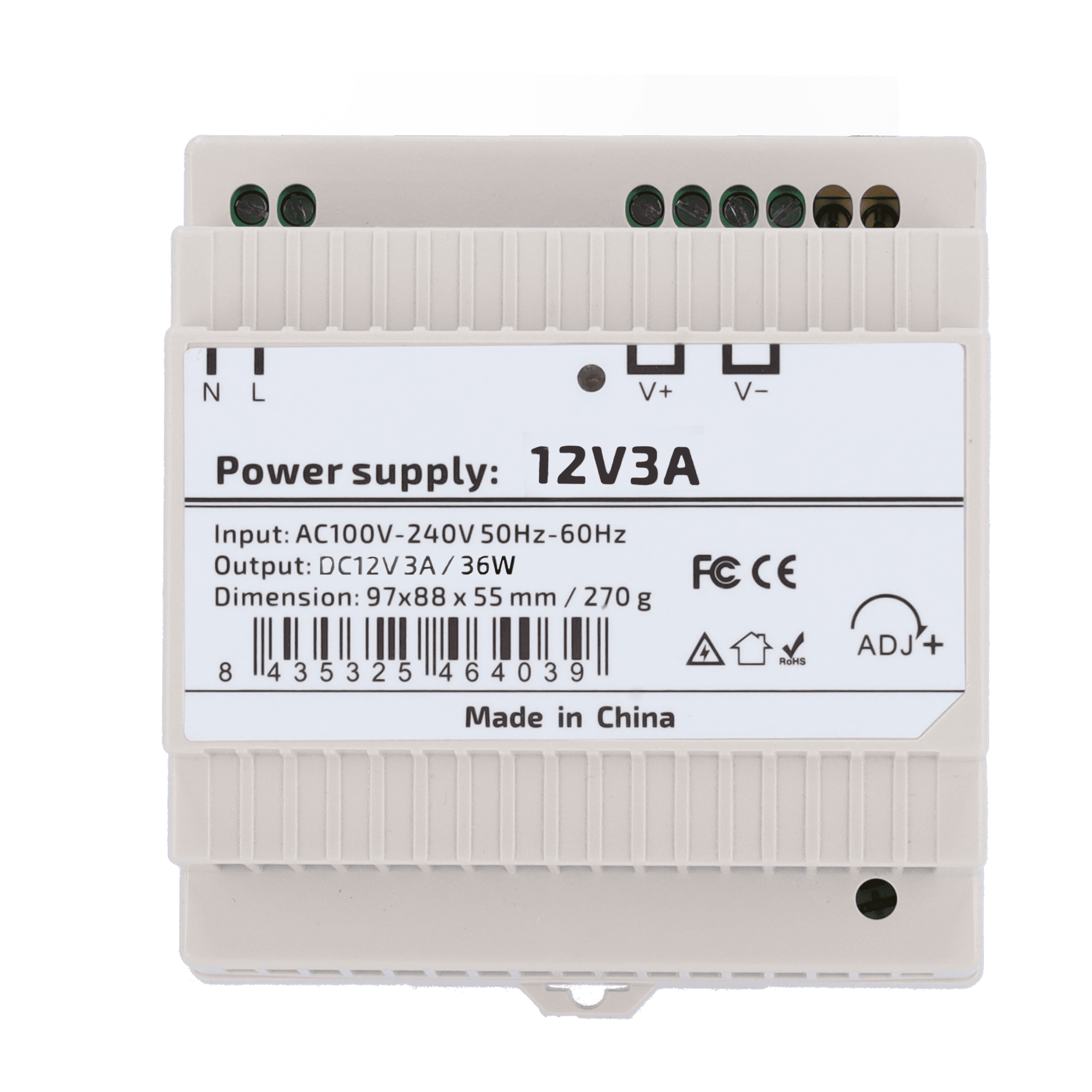 DC12V3A-DIN-P - imagen 2