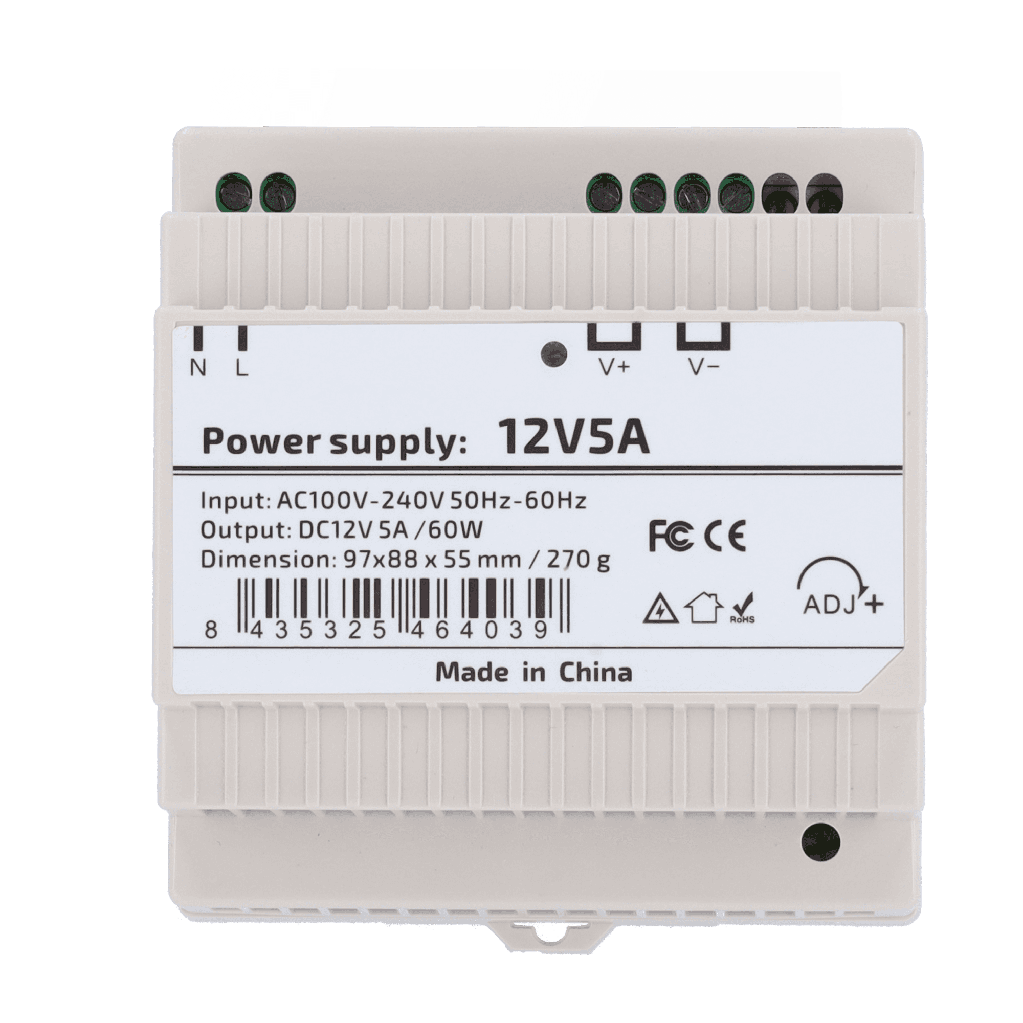 DC12V5A-DIN-P - imagen 2