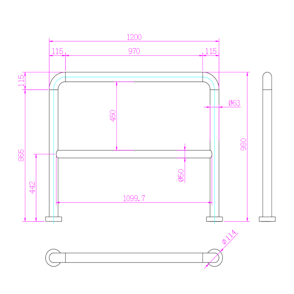 TS-HANDRAIL-120 - imagen 2